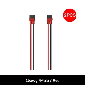 Flywoo XT30U Pigtail Cable 18/20AWG Male Female Connector Anti Break Easy Plug