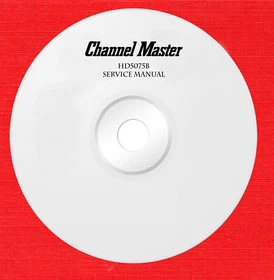 Service manual on dvd, pdf format, for Channel Master audio recorder by model