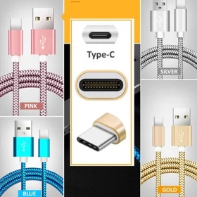 1M 1.5M 3M Fast USB 3.0 Type-C Charger Charging Cable Cord for Samsung Phone