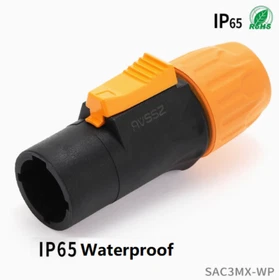 3 Pin Waterproof Connector Power Plug / Socket,Aviation Connector NAC3FX lot