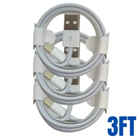 3 Pack USB Charger Cable 3Ft 6Ft For iPhone 14 13 12 11 XS 8 Fast Charging Cable