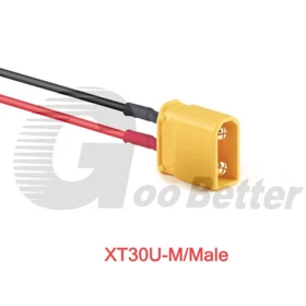 AMASS XT30 XT60 Male Female Connector 10CM Silicone Wire Cable 14AWG For Lipo RC