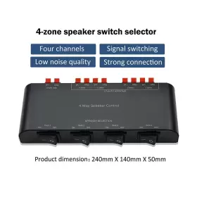 653846381798 A-ADWITS Speaker Switcher Selector Box Terminal #2