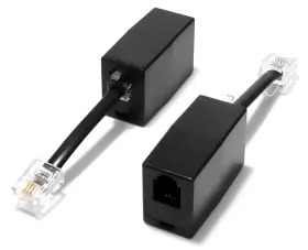 RJ9-RJ11ADAPTER AMZPRO Amzdeals Adapter Female Jack Male