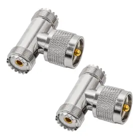 TX-G006-A01 ANINA Coaxial Connector Uhf Male Dual Female