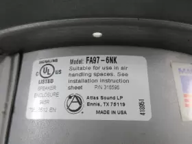 S162T-USA ATLAS Sound Ceiling Speaker Box Up #3
