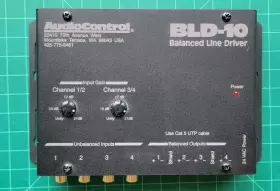 BLD-10 AUDIOCONTROL Audio Control Balanced Line Driver Rca