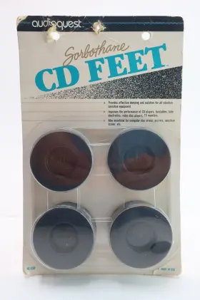 Aq-scdf AUDIOQUEST Sorbothane Cd Feet Set