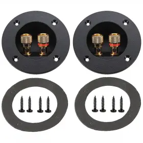 B-s-b BLUEMART Round Binding Post Screw Cup Connector Speaker