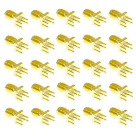 BN-660022 BNAFES Sma Female Pcb Panel Edge Mount Plug Pins
