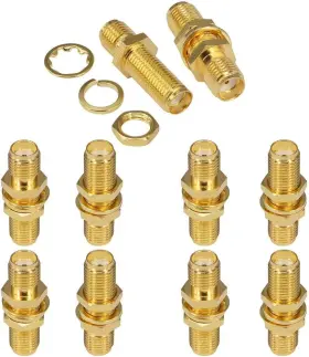 0001300-10 BOOBRIE Sma Socket Connector Female Bulkhead
