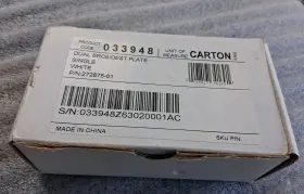 033948 BOSE Single Dual Destination Wall Plate