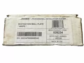 26234 BOSE Destination Wall Plate #2