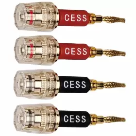 S162-2IN WIRE Cncess Pin Banana Plug Female Jack Speaker #2