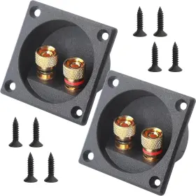 GT-0018 SQUARE Gslsyzy Speaker Box Terminal Cup Banana Plugs