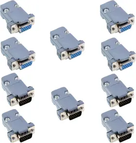 JT345-347 CONNECTORS Jienk Vga Male Female Row Solder Cup Kit