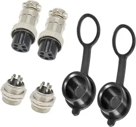 GX12-5P CABLE Lagogia Male Female Panel Connector Adapter