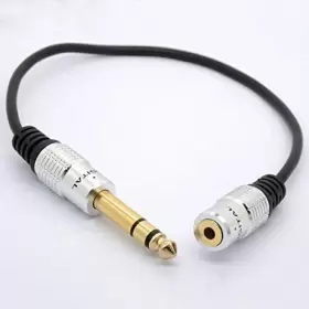 758232645918 BSHTU Headphone Extension Cable Golden Stereo #2