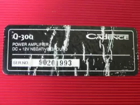 Q-300 CADENCE Amplifier #3