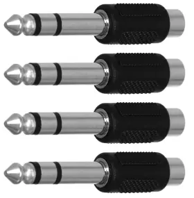 658-4 CESS Stereo Trs Male Plug Rca Female Jack