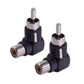 A61-BK-2P CNARIO Rca Male Female Right Angle Coupler Elbow
