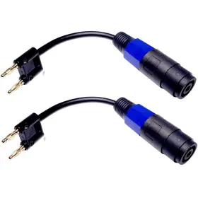 S096-02 CNCESS Dual Banana Plug Female Speakon Connector