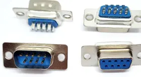 10-DB9MF-10M CONNECTORS PRO Male Female Solder