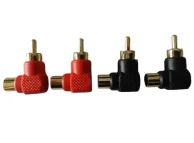 RCA-ADAPTER-10388 CONWORK Male Female Right Angle
