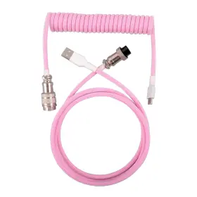 CABLE-USBC-005 CYS Coiled Usb Keyboard Gaming Double Sleeved