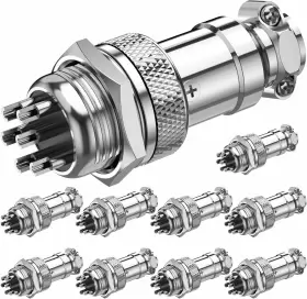 10055 DIYHZ Pins Panel Mount Connector Adapter Male