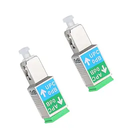 2PC-ZOUS DUOGALIA Pack Male Apc Female Fiber Optic Adapter