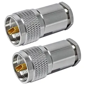 766429880288 DUOGIMZ Male Clamp Connector Uhf Coax