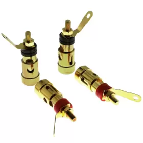 BSC-4MM-GO-4 E-OUTSTANDING Banana Socket Connector Audio Plug #2