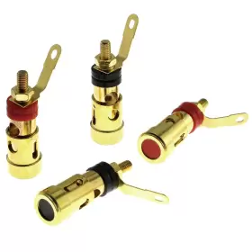 BSC-4MM-GO-4 E-OUTSTANDING Banana Socket Connector Audio Plug