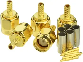 EWSMA009-10 EIGHTWOOD Sma Male Crimp Rf Connector Plating #2