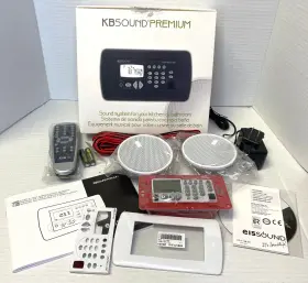 40107 EISSOUND Kbsound Wall Audio Receiver Speakers Remote