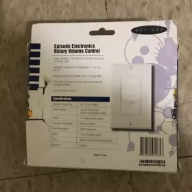 EVC-100R-WHLA EPISODE Step Rotary Volume Control #3