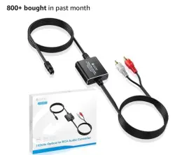 CONVERTER-ESY187 ESYNIC Optical Rca Khz Digital Analog Audio