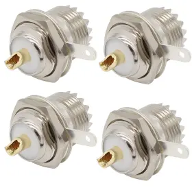 7486692 EXGOOFIT Bulkhead Connector Uhf Female Nut