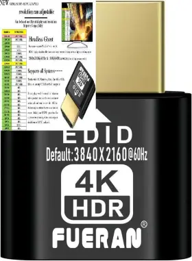 1080 FUERAN Hdmi Dummy Plug Hdr Edid Emulator Virtual
