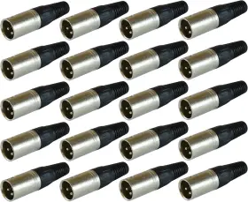 32-023X20 GLS AUDIO Xlr Male Connectors Plug Pack