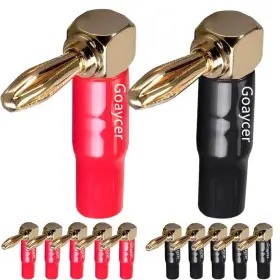 601982150945 GOAYCER Banana Plugs Right Angle