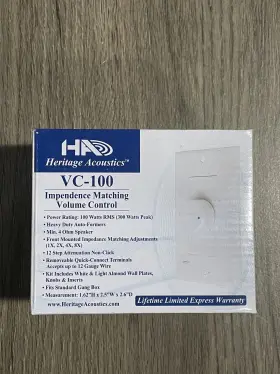 840007590018 HERITAGE ACOUSTICS Impendence Volume Control