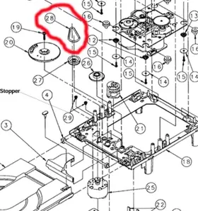 CX672840 HESI Yamaha Belt Tracking