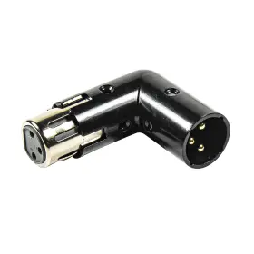 887774005132301 HQRP Xlr Angle Adapter Dual Male Female