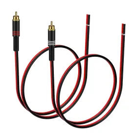 RCA-G-WIRE-HI-1FT-2PK J-D Speaker Adapter Pack Feet Meter