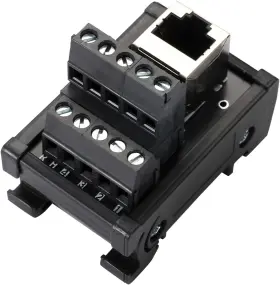 JT488-489 JIENK Din Rail Mount Ethernet Connector Breakout
