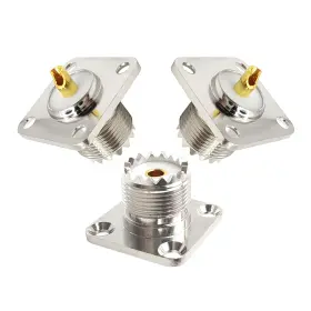 3AD2 KINWEISTEX Uhf Female Panel Classic Connector Solder Cup
