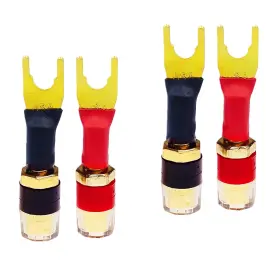 658358679289 KOOKFJLLZ Speaker Wire Adapters Spade Banana