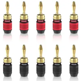 712490488694 KUYIOHIFI Banana Plugs Connectors Screwless